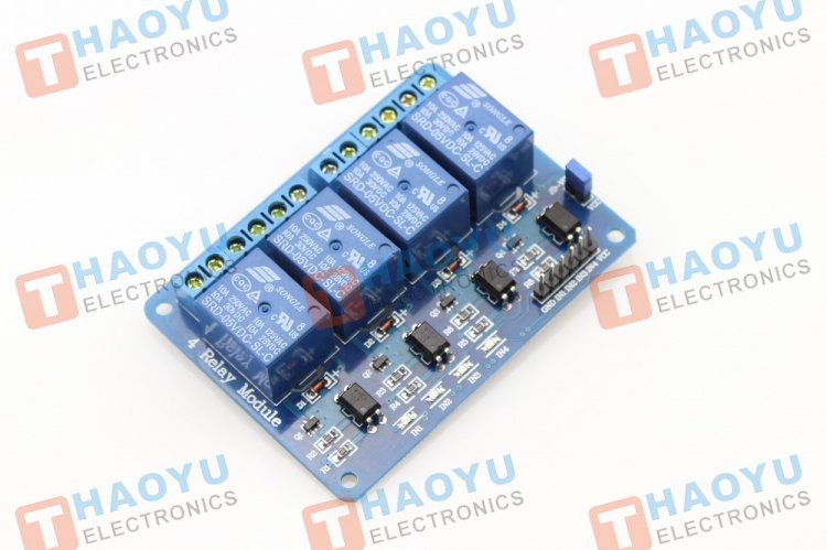 4-Channel Relay Module-10A - Click Image to Close