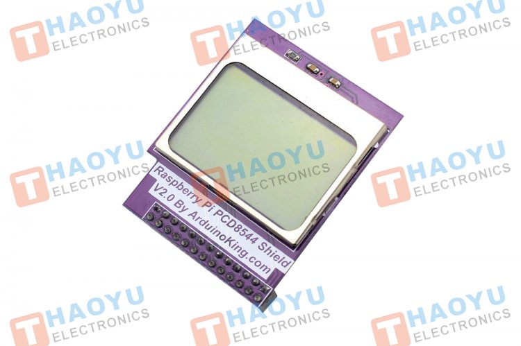 5110 Mini LCD 84*48 PCD8544 Shield For Raspberry Pi Model B+/B - Click Image to Close