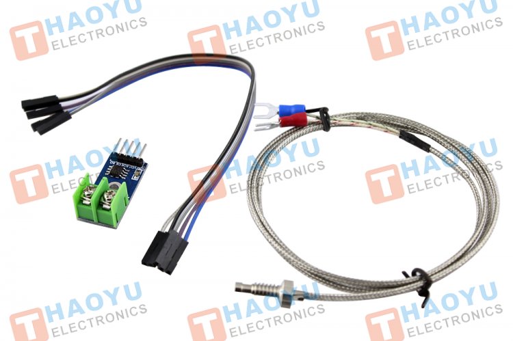 K-Type Thermocouple with Digital Converter (0°C to +1024°C) - Click Image to Close