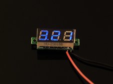 0.28 inch LED digital DC voltmeter - Blue