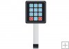 Sealed Membrane 3*4 button pad with sticker
