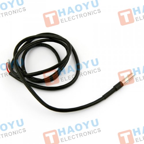 One Wire Digital Temperature Sensor DS18B20 Waterproof - Click Image to Close