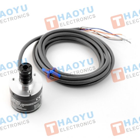 Rotation sensor, encoder - Omron E6B2-CWZ6C - 600 P/R - 5-24V - Click Image to Close