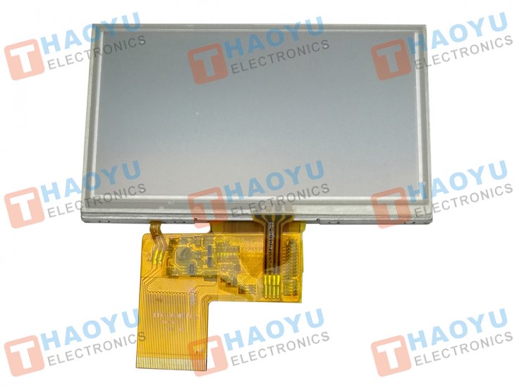 4.3" inch 800x480 IPS LCD Display + Touch Panel, Standard 40 PIN - Click Image to Close