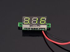 0.28 inch LED digital DC voltmeter - Green