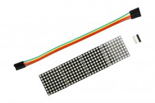 Cascaded MAX7219 Dot Matrix Module