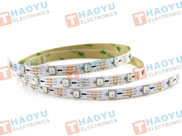 WS2812 Digital RGB LED Flexi-Strip 30 LED - 1 Meter - Click Image to Close