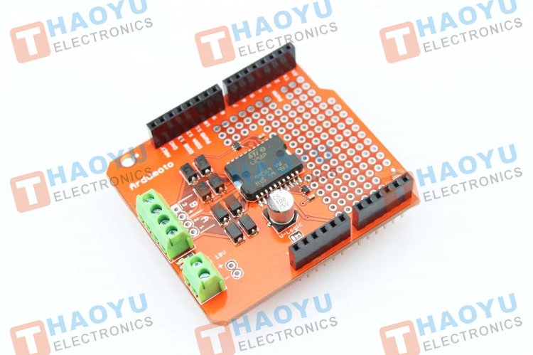 Arduino motor driver shield L298P ardumoto - Click Image to Close