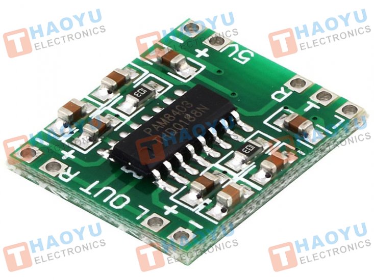 PAM8403 Super Mini Digital Amplifier Board - Click Image to Close