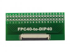 FPC 0.5mm pitch 40P to DIP40 connector adapter board