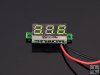 0.28 inch LED digital DC voltmeter - Green