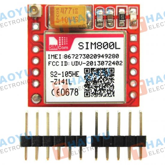 SIM800L Quad-band Network Mini GPRS GSM Breakout Module - Click Image to Close